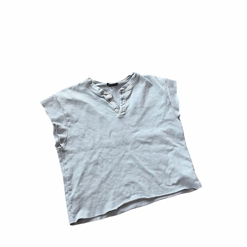 Brandy Melville Soft Blue Button-Up